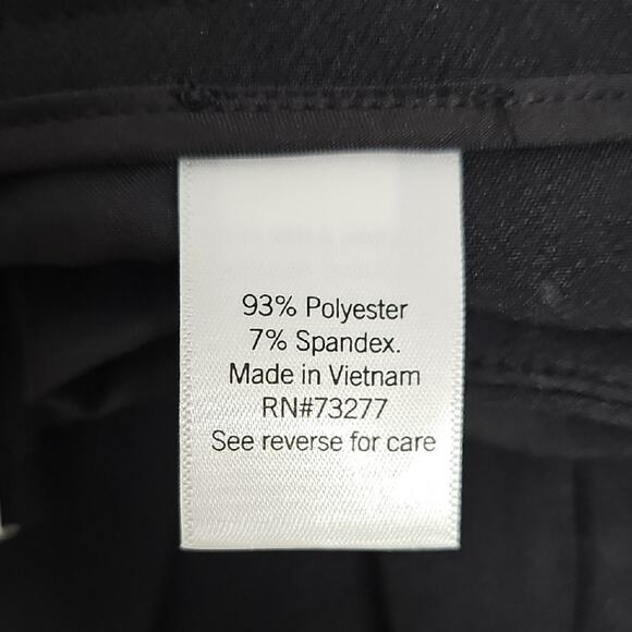 Nine West Sophisticated Black Wide Leg Pull On Women's Dress Pants XL (NWT) - Picture 6 of 9